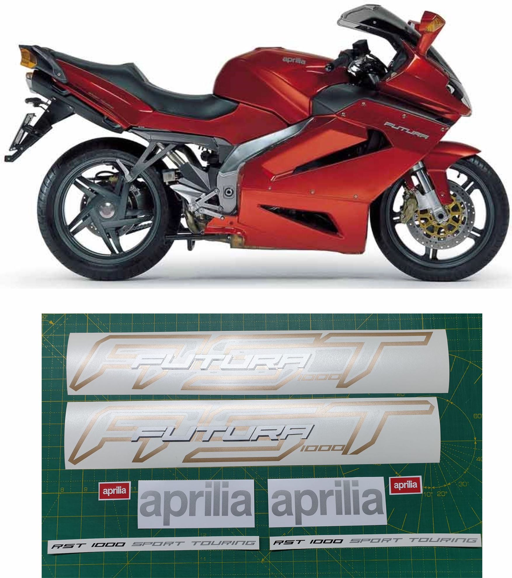 Zen Graphics Aprilia Rst Futura Replacement Decals