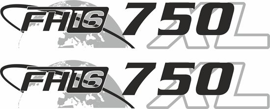 Zen Graphics Volvo FH16 750XL Panel Decals Stickers