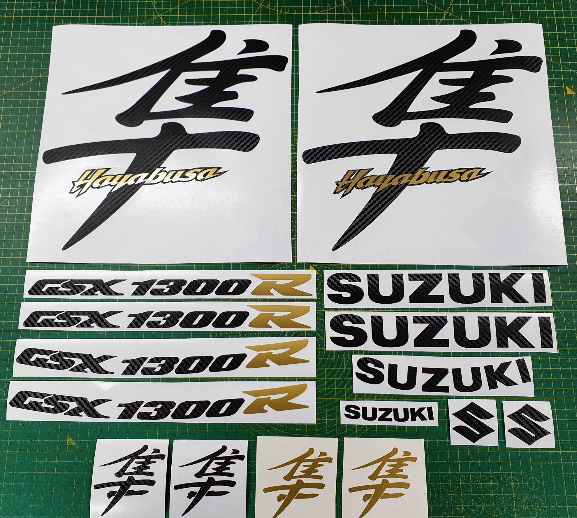 Zen Graphics Suzuki Hayabusa R Carbon Fibre Gold