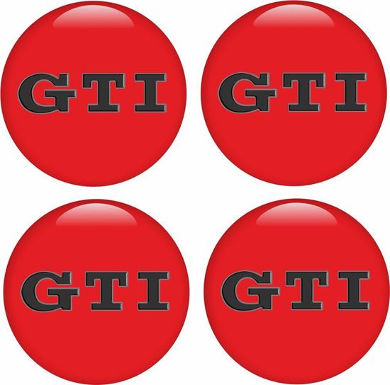 Zen Graphics GTI Wheel Centre Gel Badges