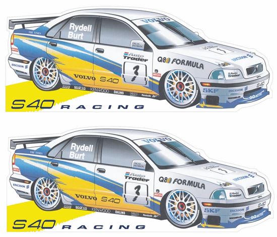 Zen Graphics TWR Volvo S40 Racing BTCC Touring Car 1997 Decals Stickers