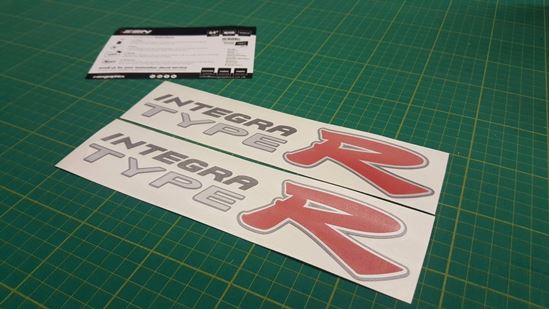 Picture of Honda Integra Type R DC5 replacement side Decals / Stickers
