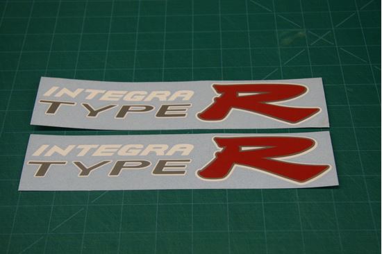 Picture of Honda Integra Type R DC5  replacement side Decals / Stickers