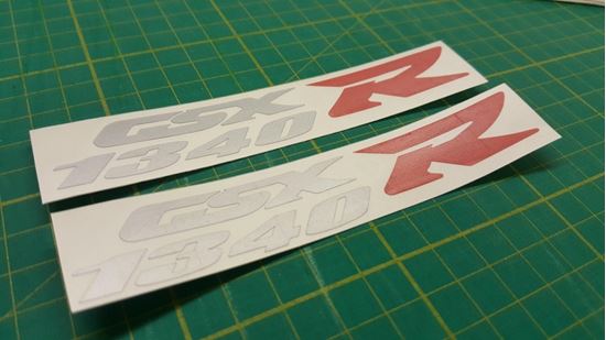 Picture of Suzuki Hayabusa  "GSX 1340R" tail  Decals / Stickers