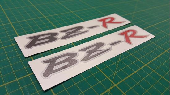 Picture of AE111 BZ-R rear Decals / Stickers