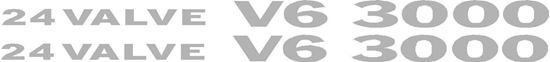 Picture of 24 Valve V6 3000 Mitsubishi Pajero / Shogun  / Montero replacement Decals / Stickers