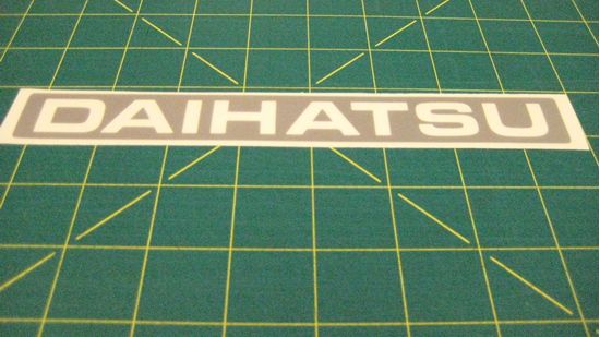 Picture of Daihatsu Charade replacement rear hatch Decal / Sticker