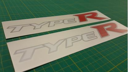 Picture of Honda Civic FN2 Type R replacement side Decals /  Stickers