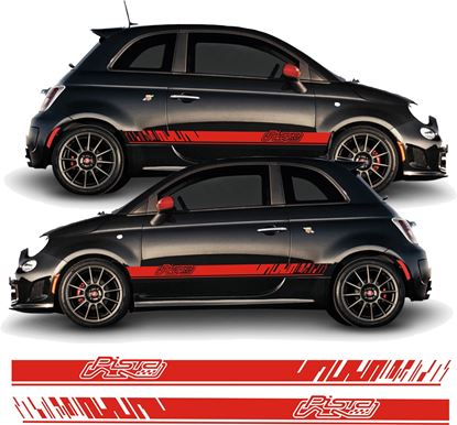 Picture of Fiat 595 Pista Abarth side Stripes / Stickers