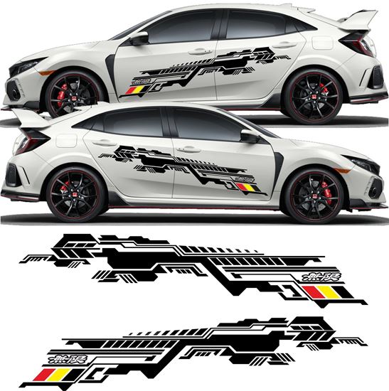 Picture of Side graphics / Stickers for Civic FK2 / FK8