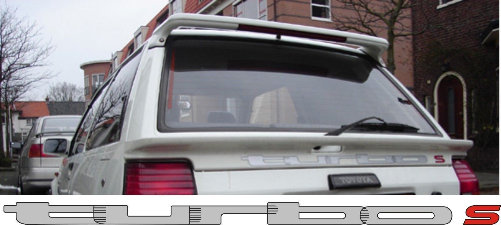 Zen Graphics - ep71 Turbo S / R replacement rear hatch Decal / Sticker