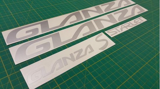 Picture of Starlet Glanza S replacement Decals / Stickers