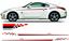 Picture of Nissan 350z / 370z  Nismo side & Bonnet Stripes /  Stickers
