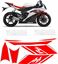 Picture of Yamaha YZF R6 2008 replacement Decals /Stickers