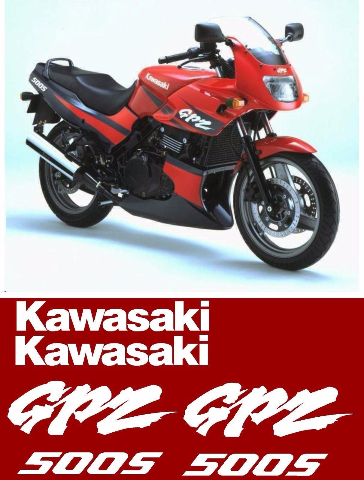 Zen Graphics Kawasaki GPZ 500S replacement Decals / Stickers