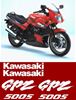 Picture of Kawasaki GPZ 500S  replacement Decals / Stickers