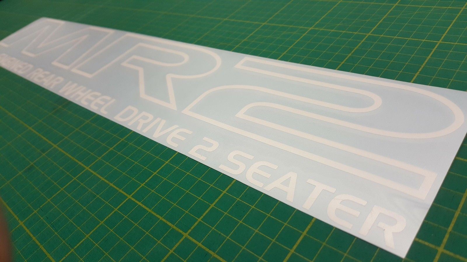 Zen Graphics - Toyota MR2 MK1 rear screen / glass replacement Decal ...