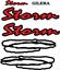 Picture of Gilera Scooter Storm  replacement Decals / Stickers