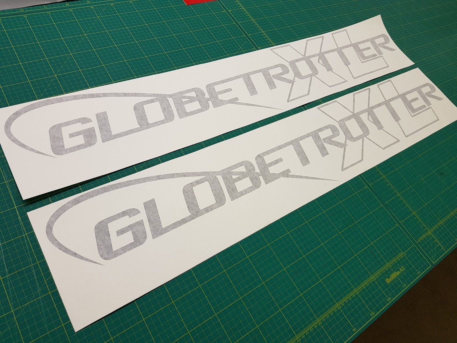 Zen Graphics - Volvo Globetrotter corner Glass Decals / Stickers