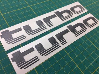 Picture of 80 J80 Series replacement Turbo Decals / Stickers