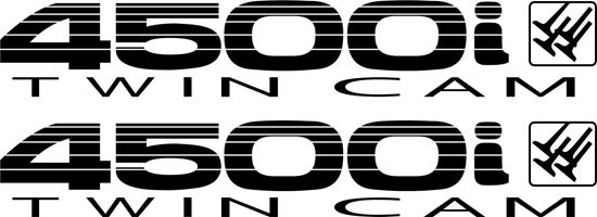 Picture of Prado  4500i 80 series  side replacement Decals Stickers