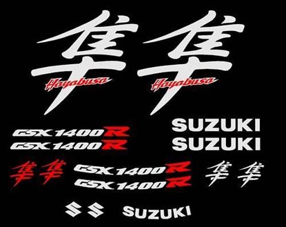 Picture of Suzuki  Hayabusa GSX 1400R Decals / Stickers CHOOSE COLOURS