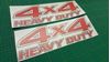 Picture of Nissan Frontier / Navara 4x4 Heavy Duty replacement Decals / Stickers