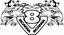 Picture of "Scania V8"  Griffin panel Decal / Sticker