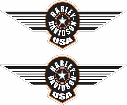 Picture of Harley Davidson panel Decals / Stickers