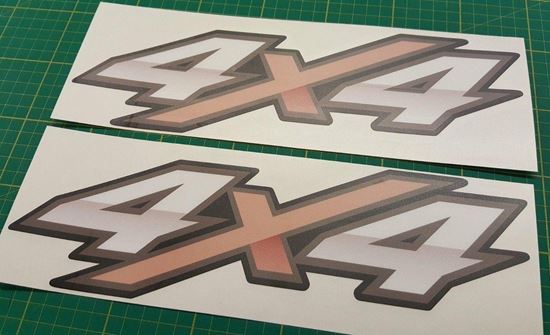 Picture of 2016 replacement 4x4 side Bed Decals / Stickers