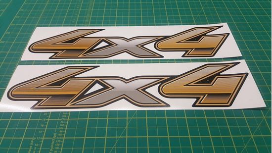 Picture of 2014 replacement 4x4 side Bed Decals / Stickers