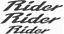 Picture of Nissan Elgrand / Cube "Rider" replacement side & rear Decals Stickers