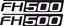 Picture of Volvo  "FH 500" panel / glass  Stickers / Decals