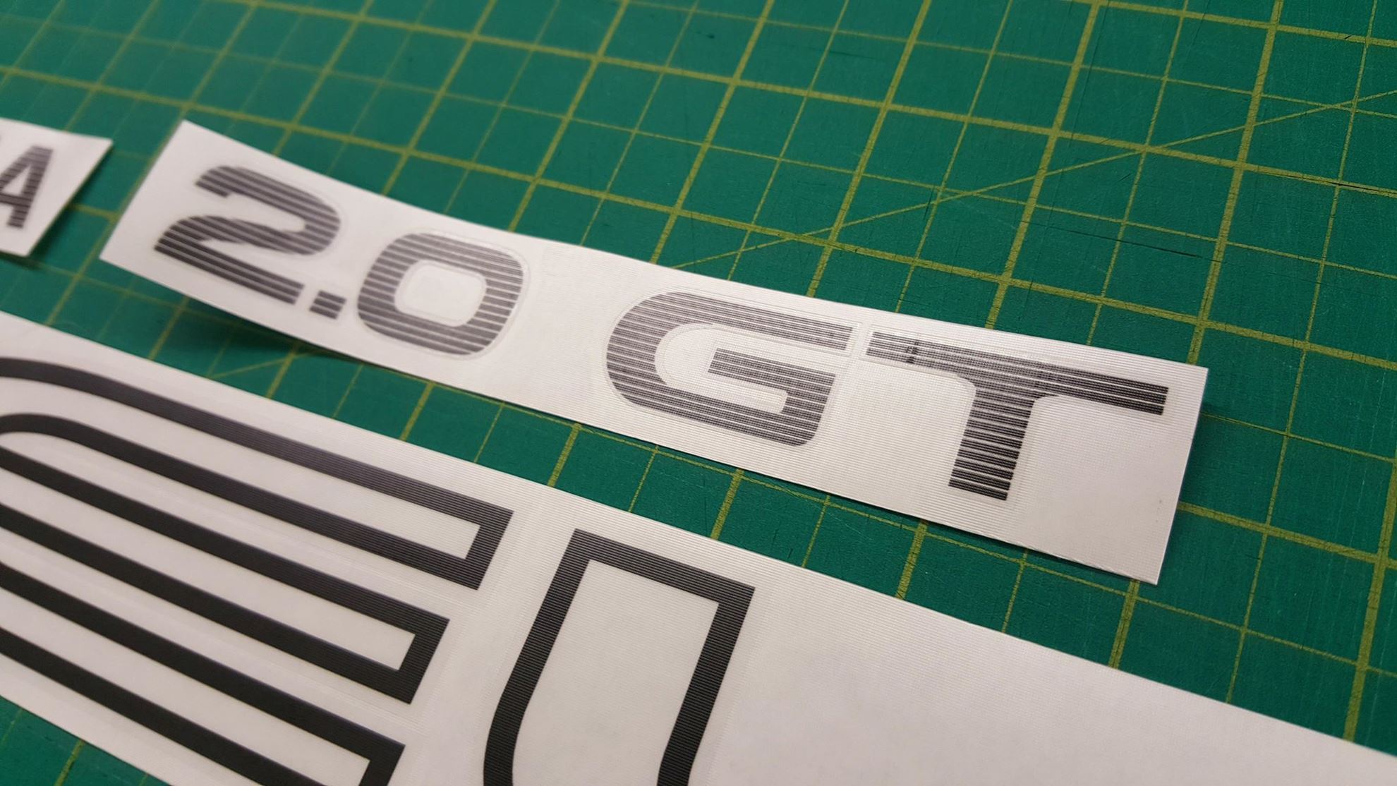 Zen Graphics Toyota Celica 2.0 GT replacement rear hatch Decals