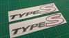 Picture of Honda Civic FN2 Type S GT replacement side Decals / Stickers