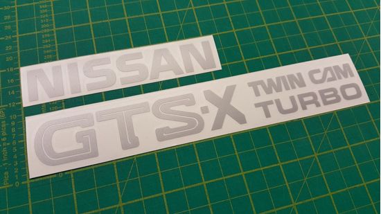 Picture of R31 Skyline GTS-X  rear Decals / Stickers