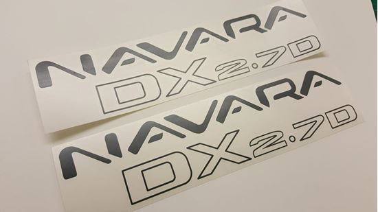 Picture of Nissan Navara DX 2.7D (D22)  replacement side Decals / Stickers