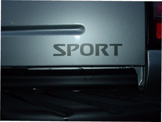 Picture of Nissan Navara / Frontier Sport (D22 ) replacement rear Decal / Sticker