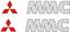 Picture of GTO / 3000GT "MMC" rear replacement  Decal / Sticker (1 spare)
