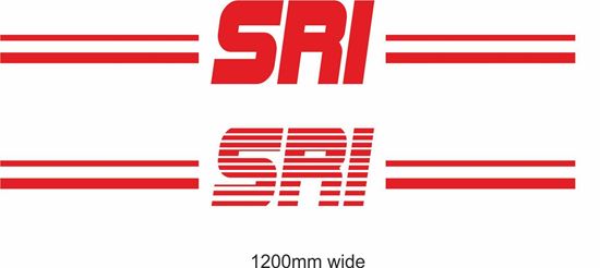 Picture of Vauxhall  "SRI" Backflash Screen Sticker / Decal