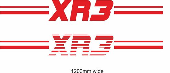 Picture of Ford  Escort "XR3" Backflash Screen Sticker / Decal