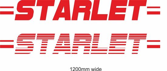 Picture of "Starlet" Backflash Screen Sticker / Decal