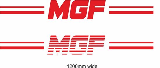 Picture of MG / Rover "MGF" Backflash Screen Sticker / Decal