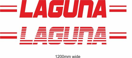 Picture of Renault  "Laguna" Backflash Screen Sticker / Decal
