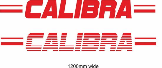 Picture of Vauxhall  "Calibra" Backflash Screen Sticker / Decal