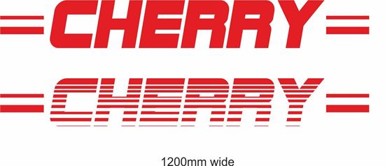 Picture of Nissan  "Cherry" Backflash Screen Sticker / Decal