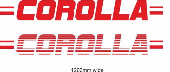 Picture of "Corolla" Backflash Screen Sticker / Decal