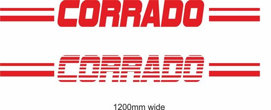 Picture of VW  "Corrado" Backflash Screen Sticker / Decal