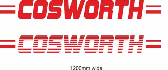 Picture of Ford  Escort / Sierra "Cosworth" Backflash Screen Sticker / Decal