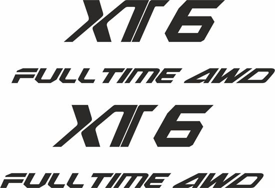 Picture of Subaru Alcyone XT6 replacement side Decals / Stickers